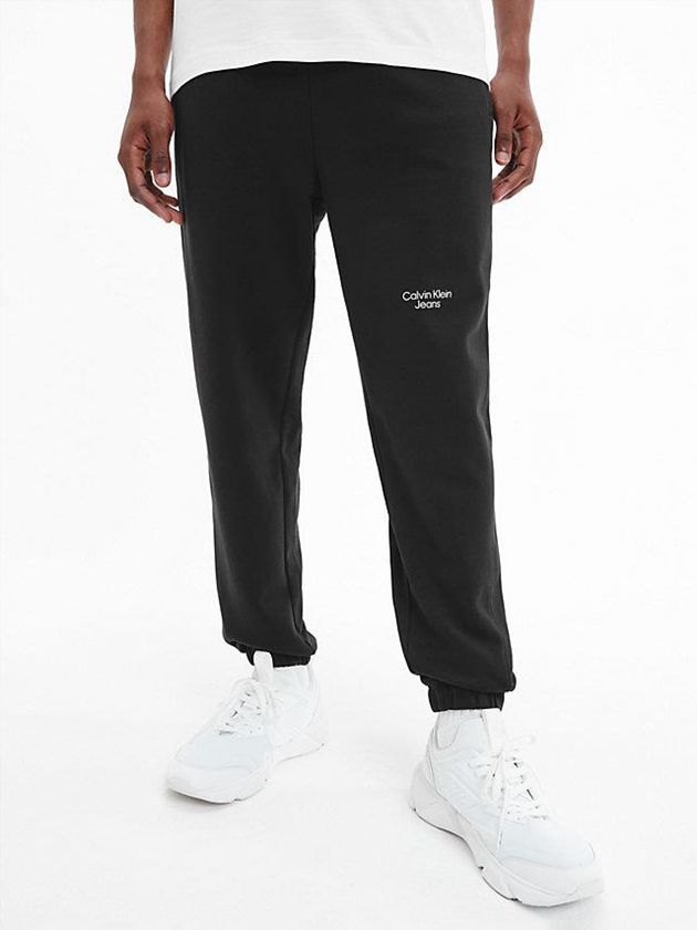 Calvin Klein USA Tapered Mens Joggers Black 5127849-DC